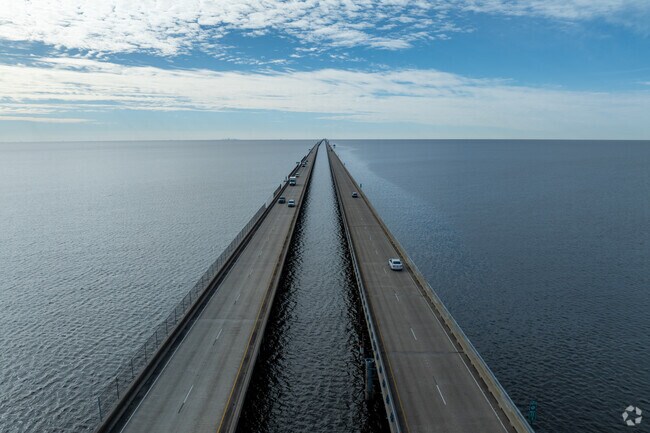 Visitors love watching the lake shimmer at Sunset Point Park.