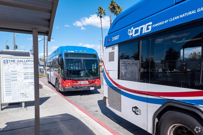 Residents can utilize the bus system in La Sierra Acres