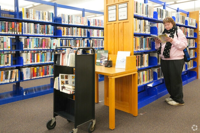 The Woodstock Public Library works well for enjoying your favorite book in Bull Valley.