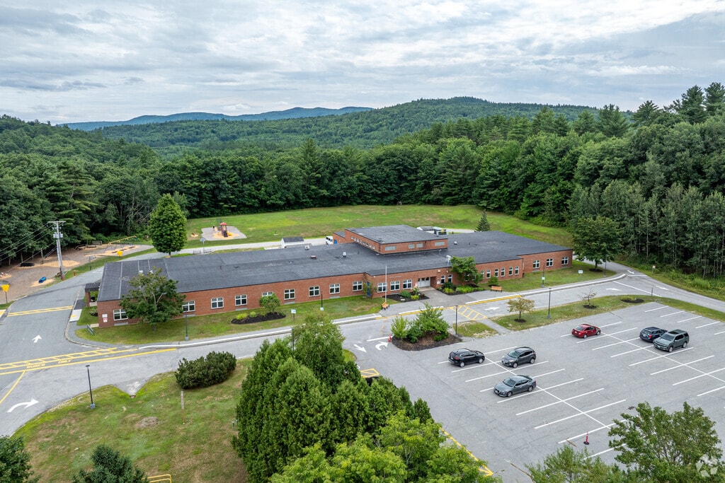 An overview of the Kearsarge Regional Elementary School in Bradford, NH.