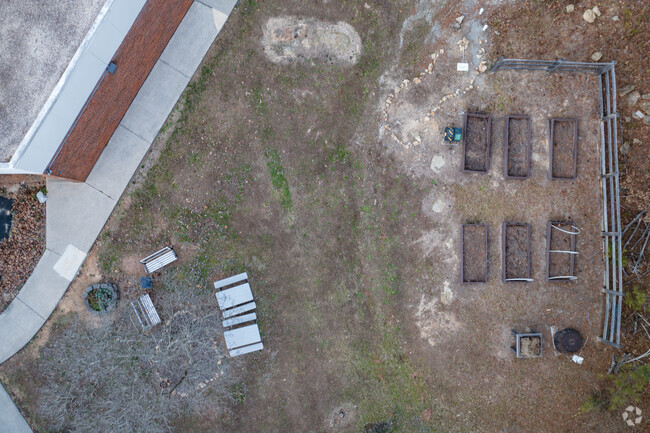 A garden is located at Kincaid Elementary School.