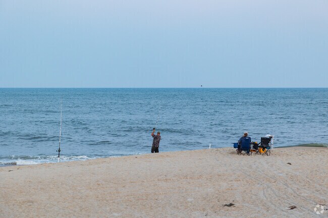 Waves locals love to surf fish at spots along the Cape Hatteras National Seashore.