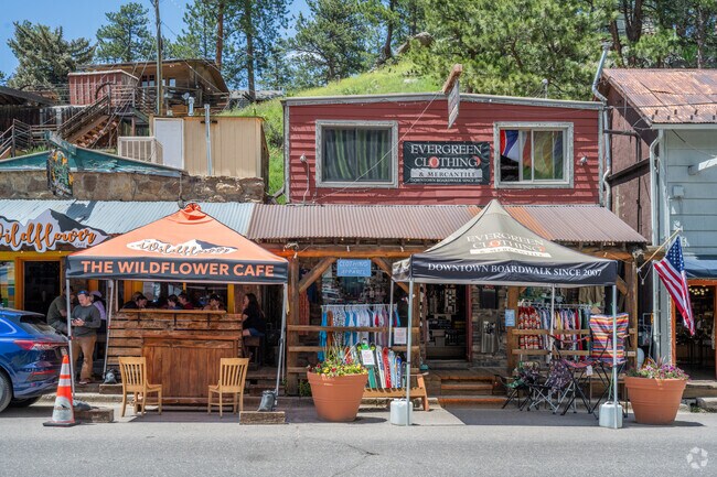 North Turkey Creek residents go to Downtown Evergreen for shopping and dining options.
