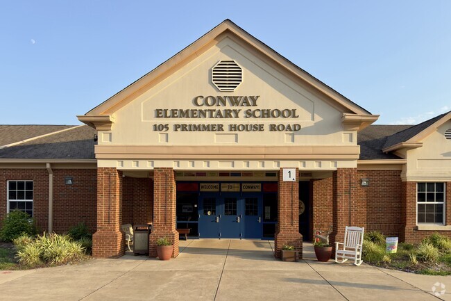 Conway Elementary School serves the community of Fredericksburg.