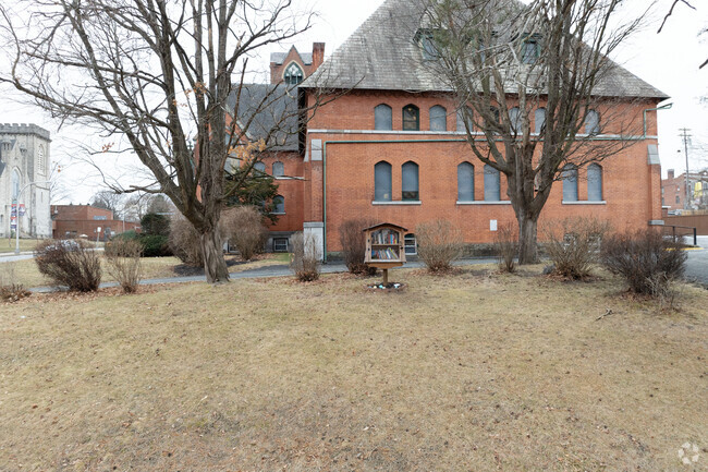 Augustine Classical Academy is situated within a church.