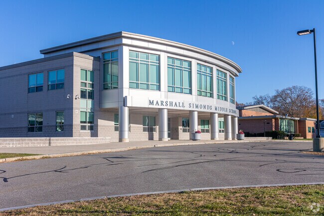Marshall Simonds Middle School in Burlington has a student-teacher ratio of 11 to 1.
