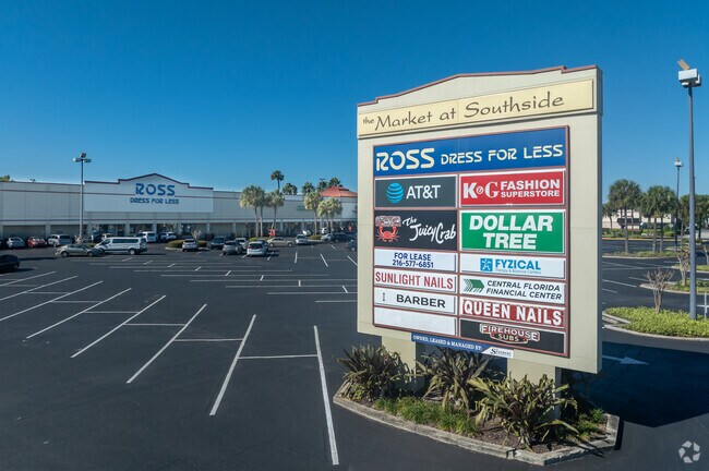 Delaney Park has several shopping hubs, including the Shoppes at Southside.