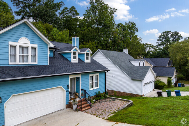 Northwoods in Cary, NC has many different subdivisions each with its own look and feel.