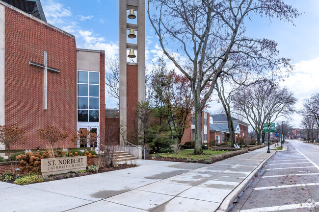 St. Norbert School is located adjacent to St. Norbert Church.