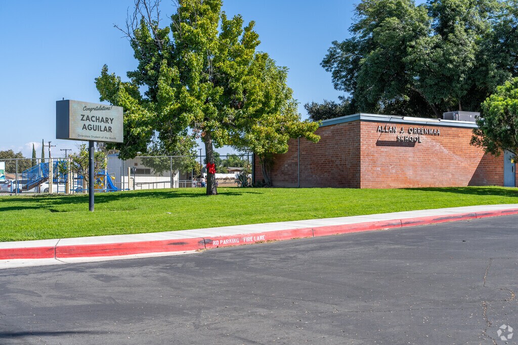 Step into Alan Orrenmaa Elementary School through its inviting entrance.