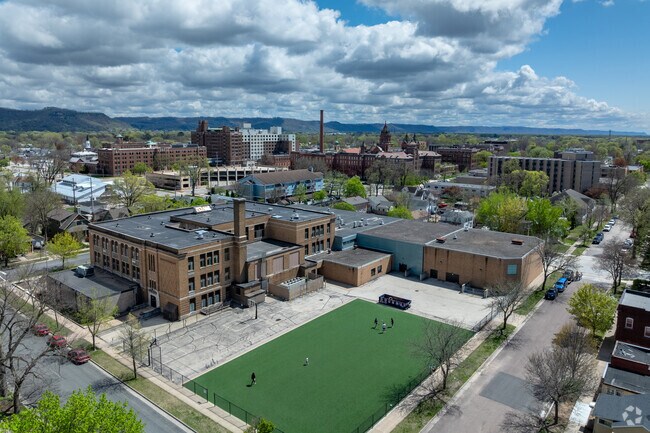 There is an artificial turf field at Lincoln Middle School.