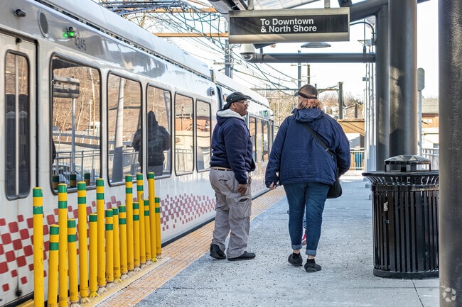 The PRT light rail system runs right through the neighborhood of Castle Shannon.