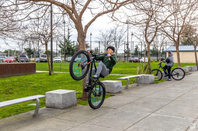 Young talents in Ashland are often seen doing great bike tricks.