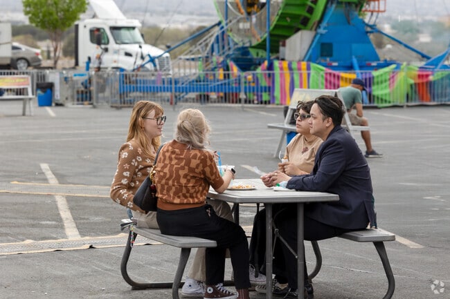 Live entertainment keeps the crowd dancing at the 5th Annual Mesilla Valley Mall Carnival.