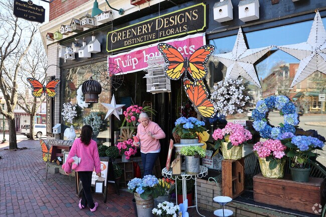 The beautiful displays at Greenery Designs in Amesbury will put a smile on your face.