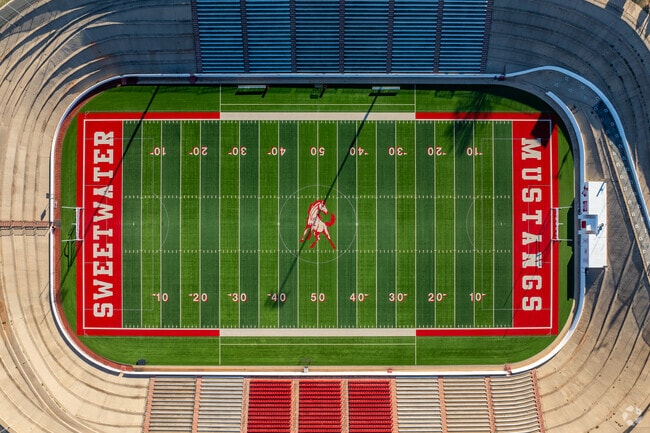 Many locals enjoy Friday Football night at Sweetwater High.