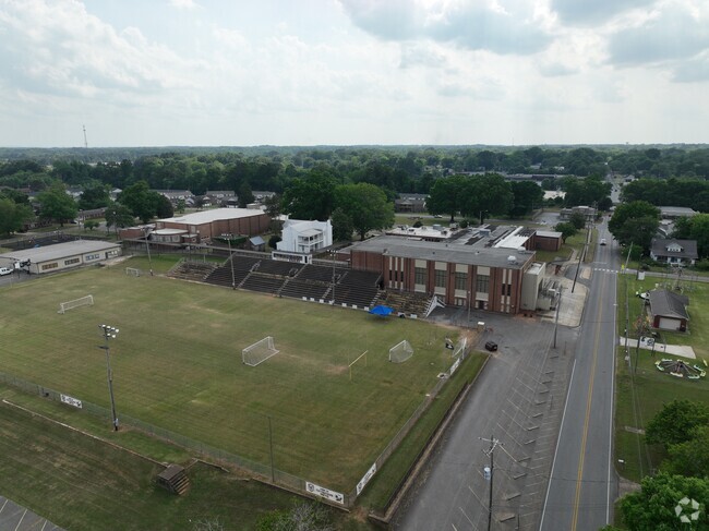 Athens Elementary School offers a sports field for students.