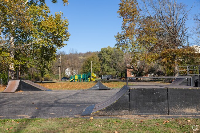 Plum Street Park has a skate park in New Richmond neighborhood for the kids to play at.