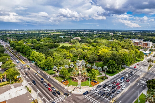 Largo Central Park sits on the corner in Largo and covers acres of land.