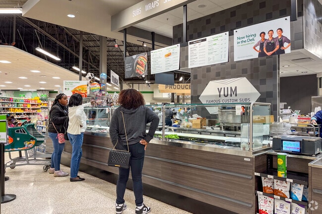 A crowd often gathers at the Smoke Rise Publix' sandwich counter,