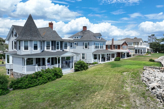 A variety of larger homes hug Rye’s rocky shoreline, offering breathtaking ocean views and a front-row seat to the natural beauty of the seacoast.
