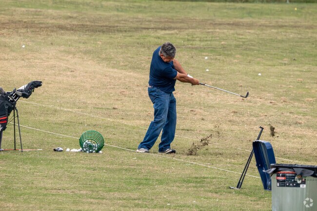 The North Shore Golf Range provides Crystal Hill residents the chance to practice golf.