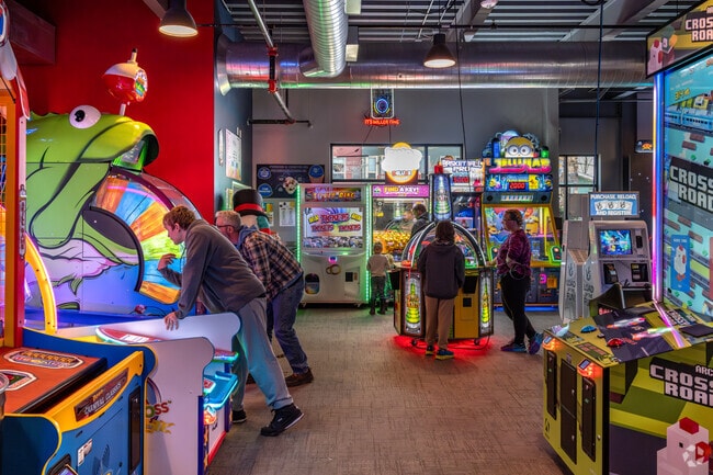 Seymour residents have a great time at the 44 North arcade.