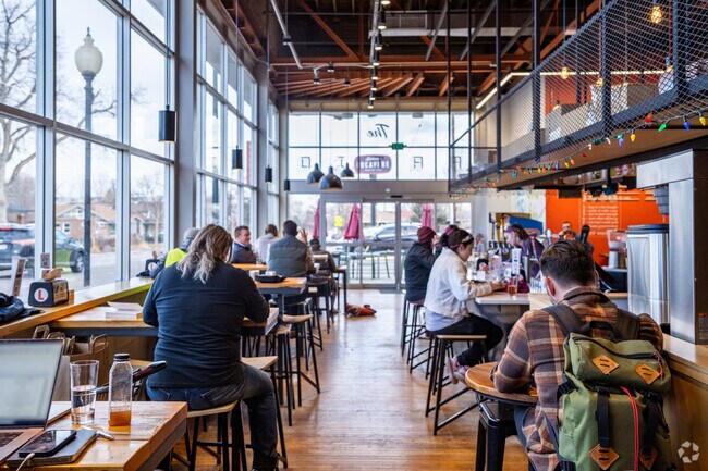 Stop for a coffee or get some work done at Leever's Cafe in Sunnyside, Colorado.