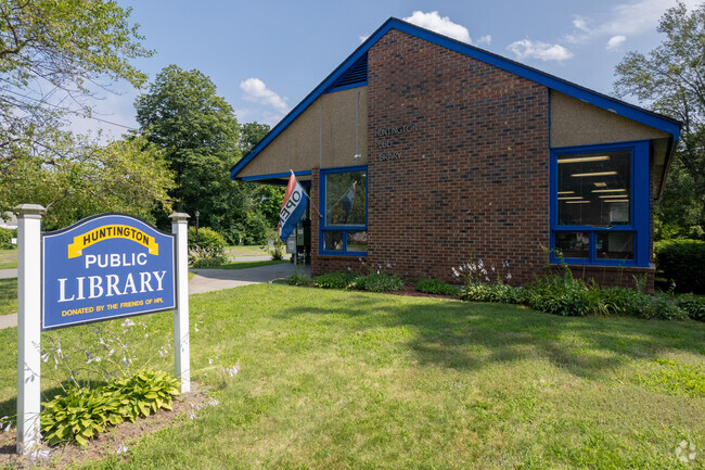 The Huntington Public Library is a frequent community gathering spot.