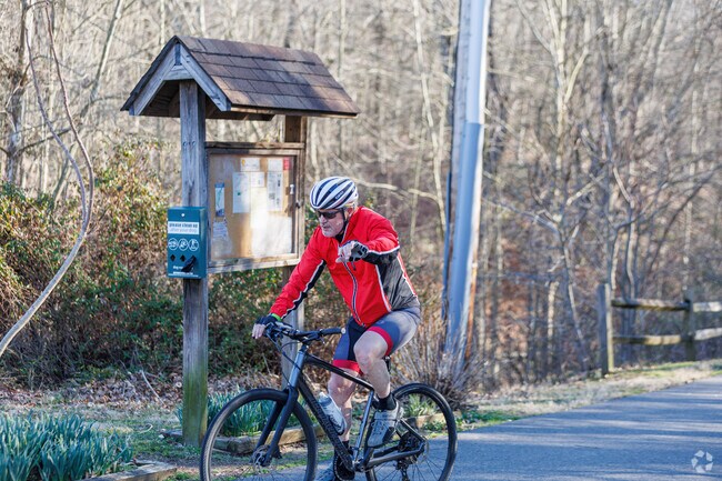 The WB&A trail goes from Odenton to Bowie and spans 10.5 miles through Gambrills.