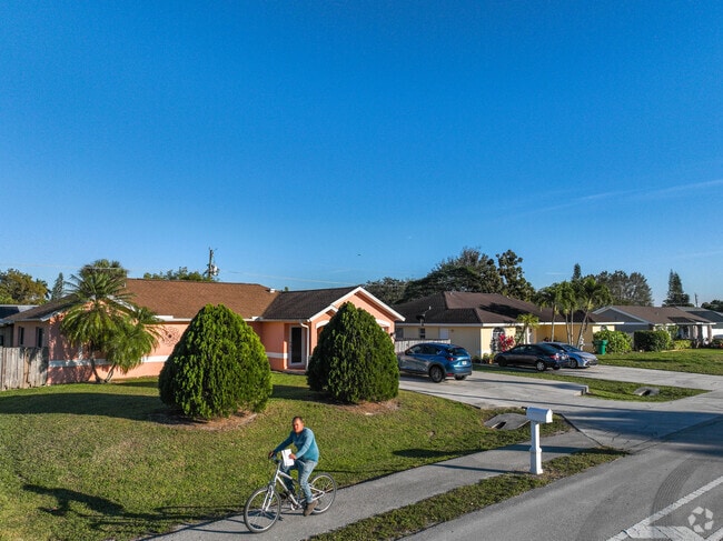 Biking in Golden Gate is another option for getting around.