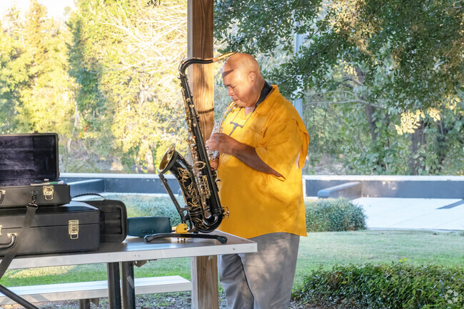 Music fills the evening air in Downtown Albany where Cleveland Heights residents often go.