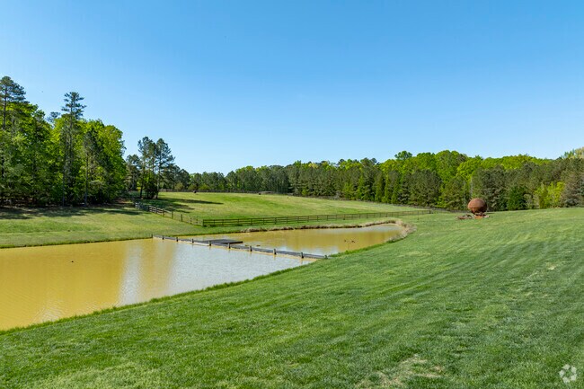 Residents enjoy large properties that bring great privacy in the Big Woods Hills neighborhood.