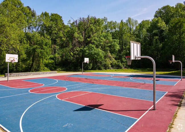 Play a quick game of Basketball at Longdale Park in Candler-McAfee.