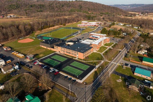 Wheeler Elementary in Onondaga has nice tennis courts.
