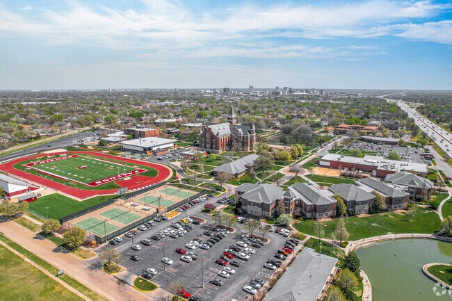 Friends University is a post-secondary option for residents nearby.