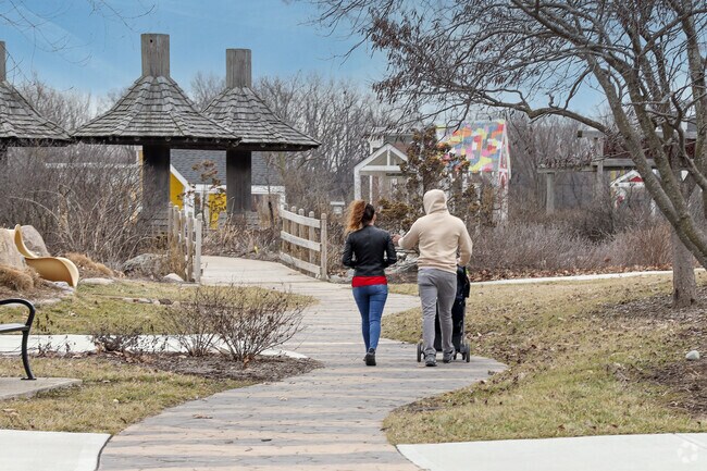Coxhall Gardens is a picturesque park located in West Carmel. Indiana.