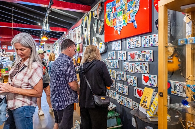 Visit one one the many boutiques in Laguna Beach for local art and craft goods.