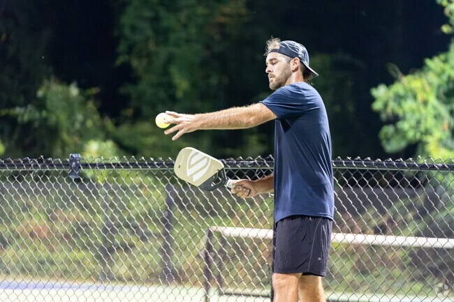 There's a couple pickleball courts at the Conover City Park.