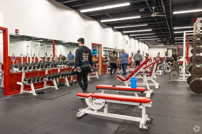 Next Level Fitness offers weight machines and personal training.