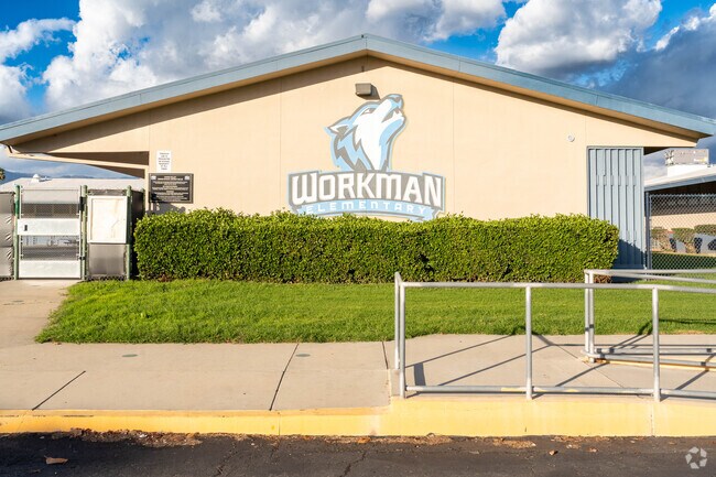 Workman Elementary School has a great well kept campus.