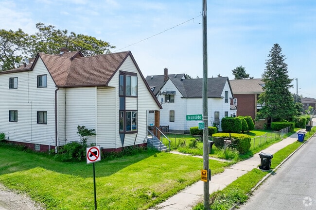 Pedestrians can take a stroll through Clayton, on sidewalk-lined streets.