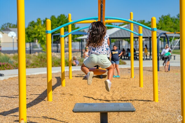 The zipline at Central Park is a big hit for locals of Stanford in Roseville.