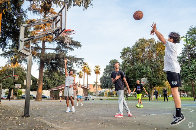 Covina Park has several basketball courts for those wanting to shoot some hoops.