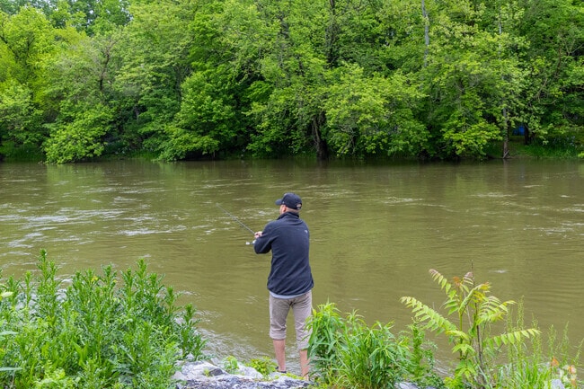 Conodoguinet Creek in Silver Spring Township often holds smallmouth bass and sunfish.
