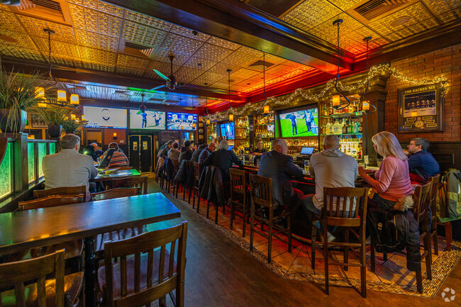 The bar area at the Black Horse Tavern in the downtown Winchester area.