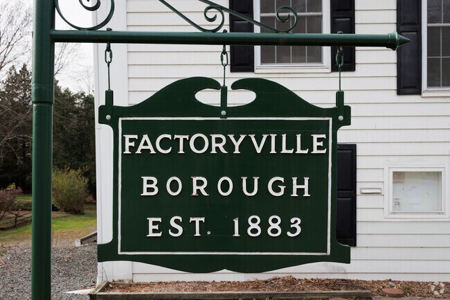 The Borough of Factoryville, PA was established in 1883.