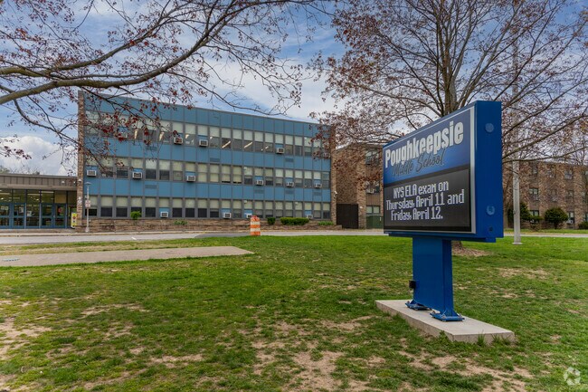 Poughkeepsie Middle School serves students in grades 6 through 8.
