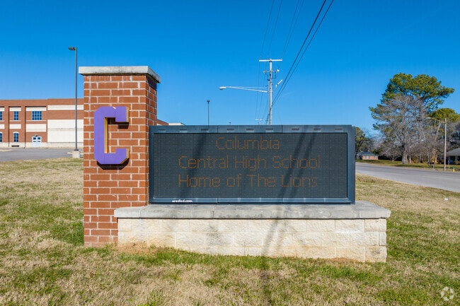 Columbia Central High School cost $46 million and was built in 2019 in Columbia.