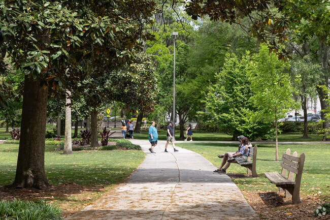 Walk the pathways at Forsyth Park located minutes from Cloverdale.‎ ‎ ‎ ‎ ‎